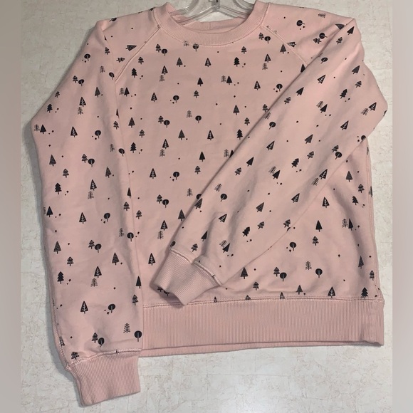 Hanna Andersson Holiday Print Sweatshirt, Size 12 - Picture 2 of 6